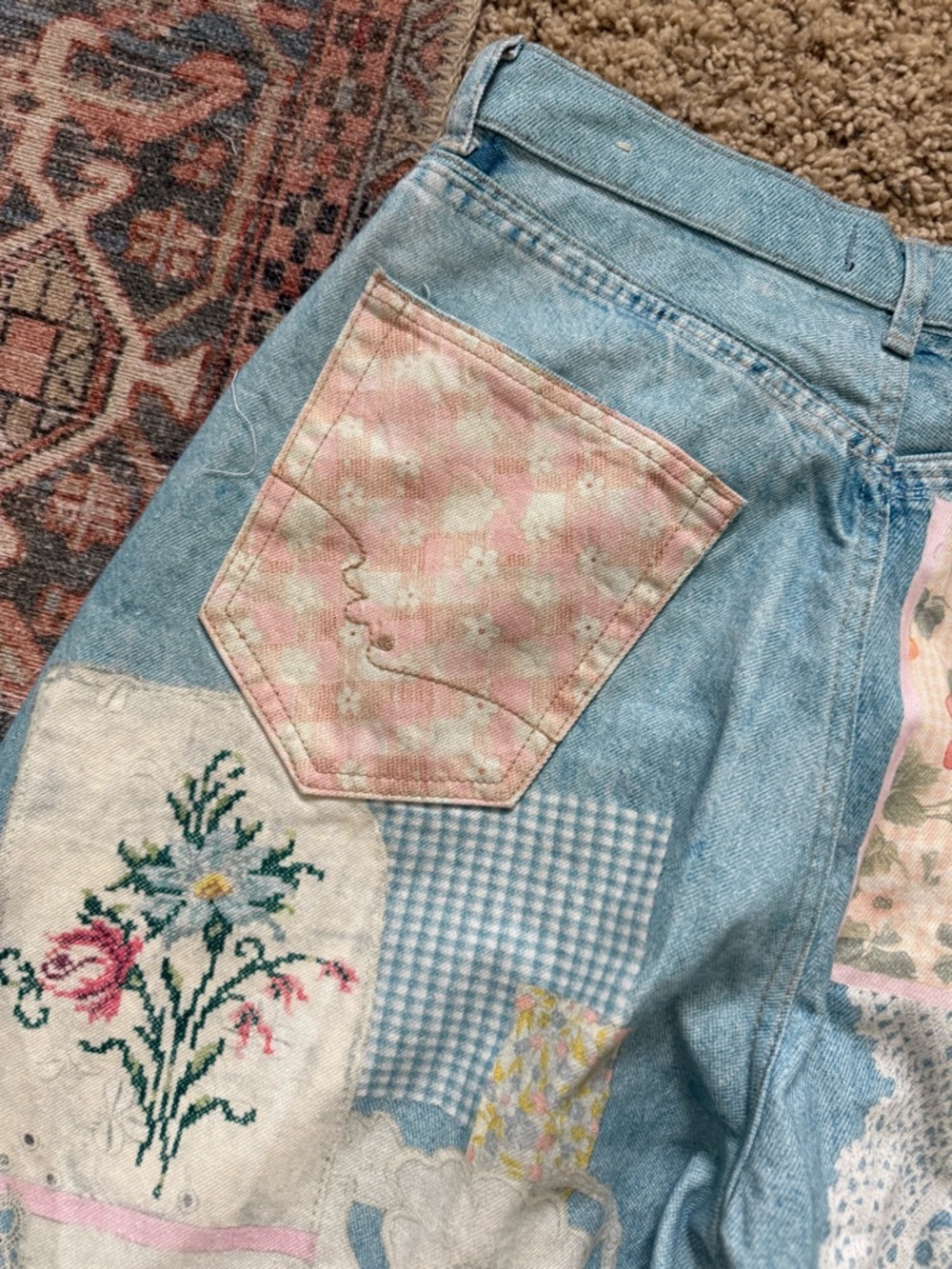 We The Free Illusions Printed Relaxed Jeans - Picture 5 of 5
